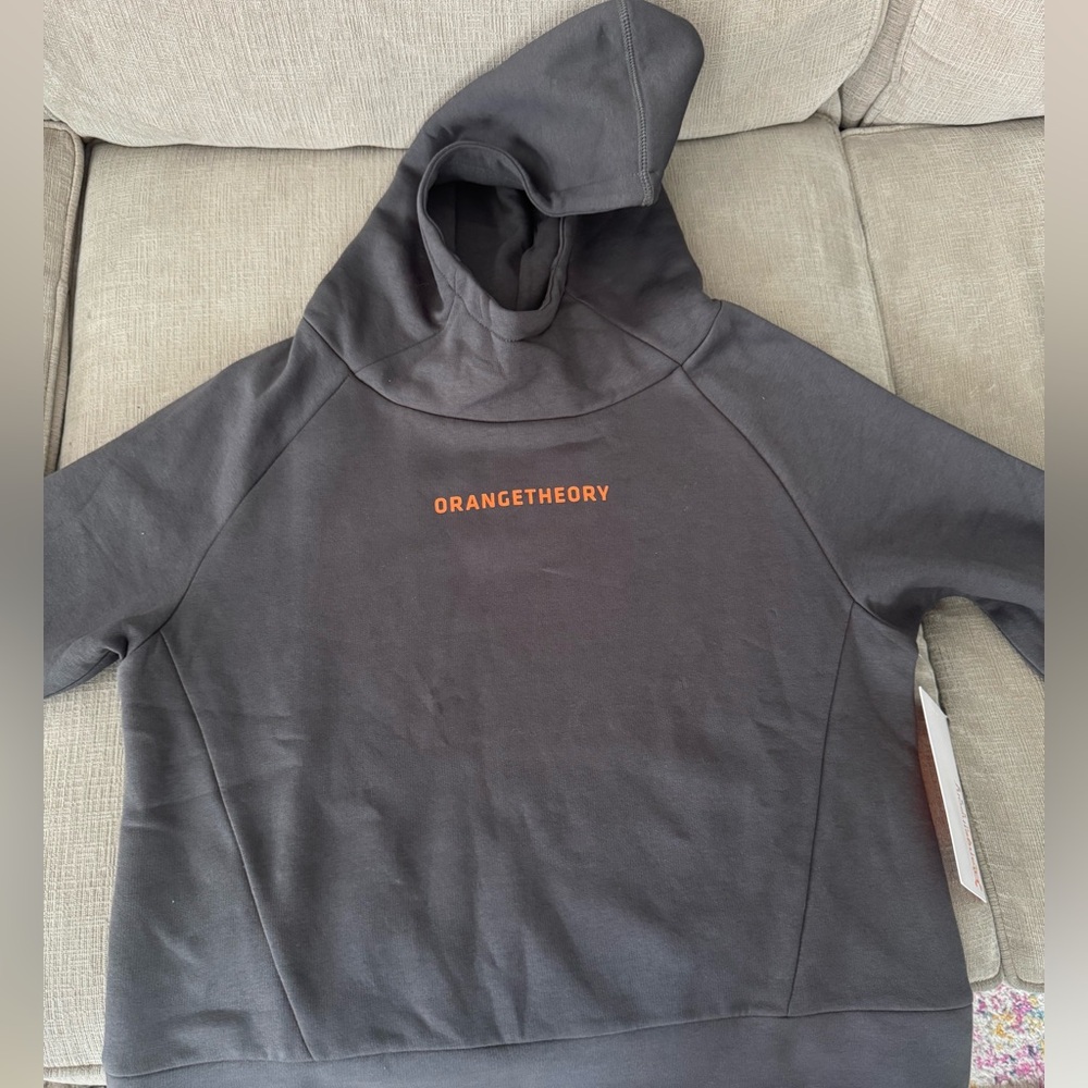 Orangetheory Mock Funnel Neck Fleece Hoodie